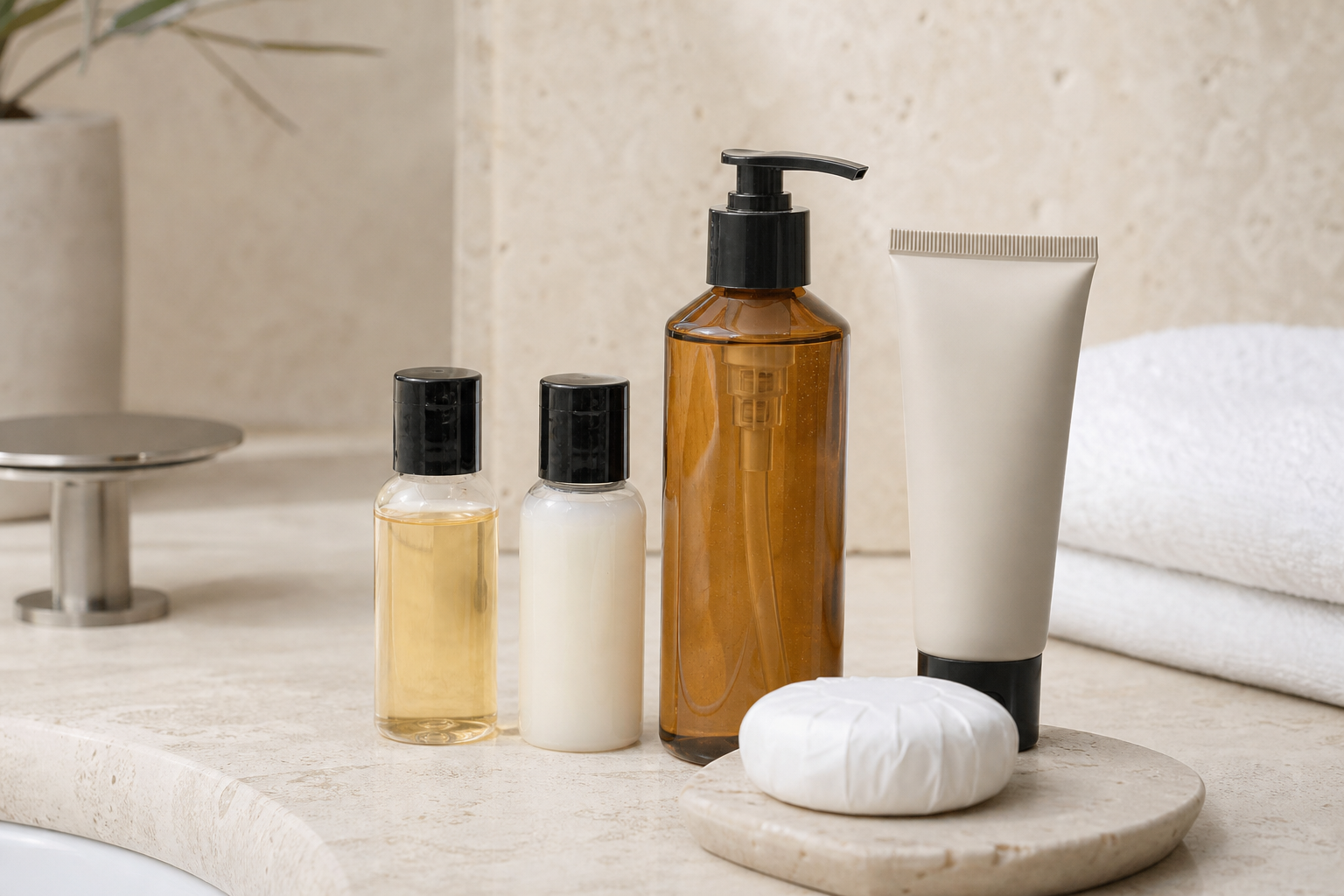 Hotel amenities manufacturing — wet and dry amenities