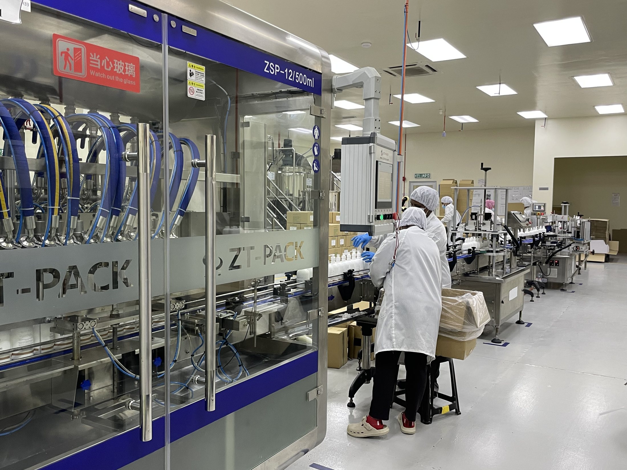 ISO and GMP certified production facility at HE Manufacturing
