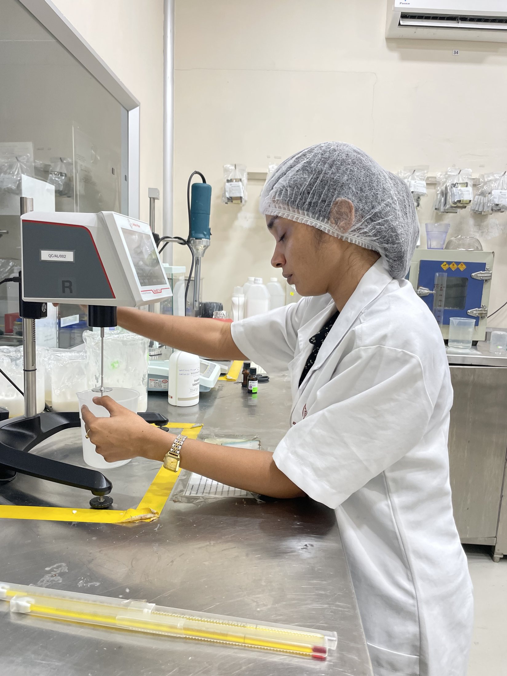 In-process quality control testing during manufacturing